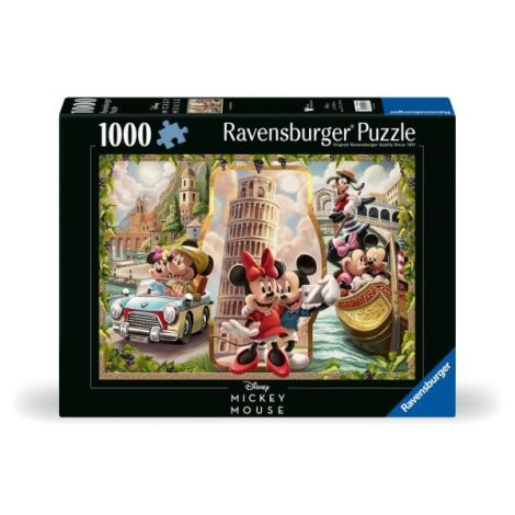 Ravensburger - Puzzle Mickey si Minnie in vacanta 1000 piese design nou - poza 2