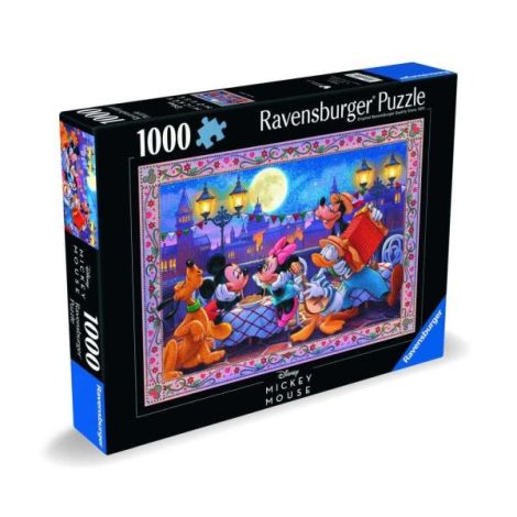 Ravensburger - Puzzle Mickey si Minnie la cina 1000 piese design nou - poza 2
