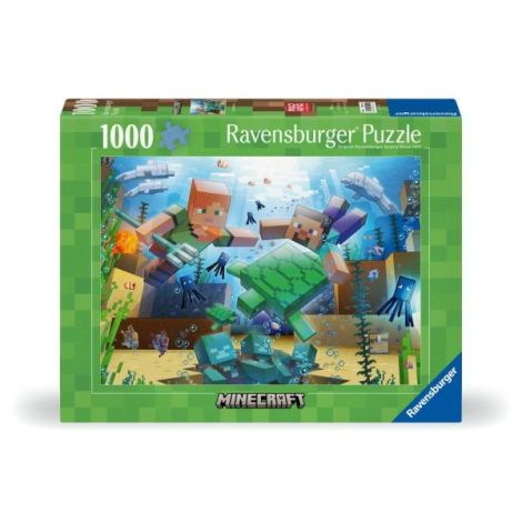 Ravensburger - Puzzle Minecraft 1000 piese design nou - poza 2