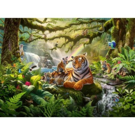 Ravensburger - Puzzle minunile faunei salbatice din jungla 300 piese XXL - poza 2