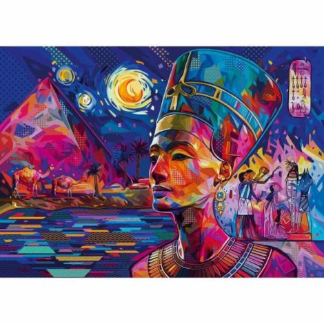 Ravensburger - Puzzle Nefertiti 1000 piese design nou - poza 1