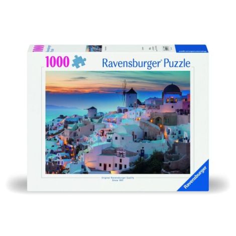 Ravensburger - Puzzle noaptea in Santorini 1000 piese design nou - poza 1