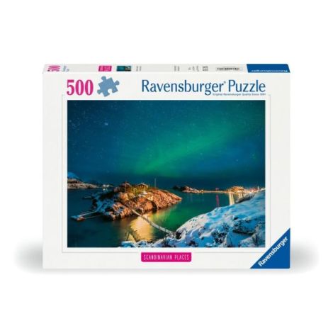 Ravensburger - Puzzle noaptea luminata 500 piese - poza 2