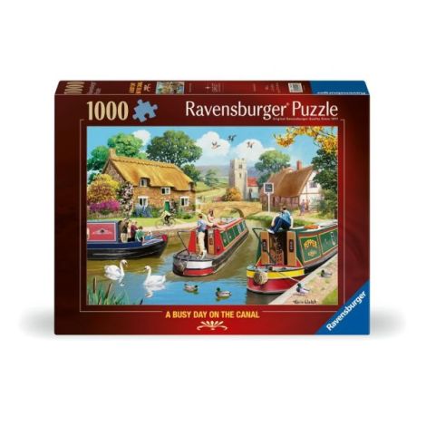 Ravensburger - Puzzle o zi agitata pe canal 1000 piese - poza 1