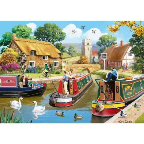 Ravensburger - Puzzle o zi agitata pe canal 1000 piese - poza 3