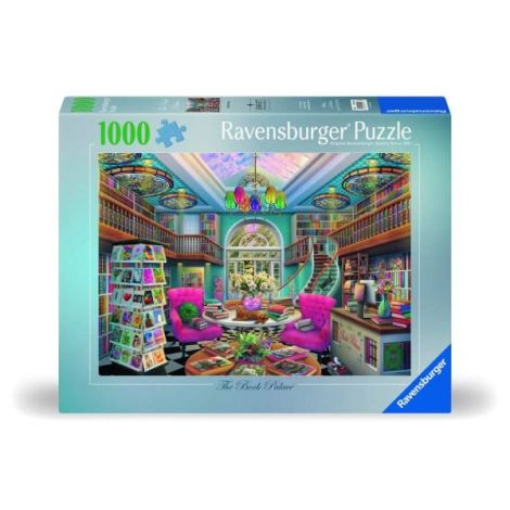 Ravensburger - Puzzle palatul cartilor 1000 piese design nou - poza 1