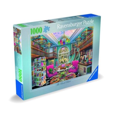 Ravensburger - Puzzle palatul cartilor 1000 piese design nou - poza 2