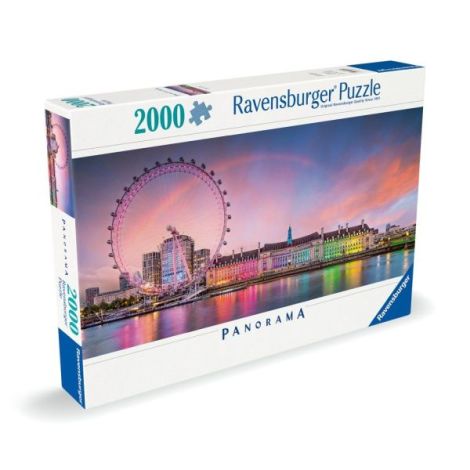 Ravensburger - Puzzle panorama Londra colorata 2000 piese - poza 3