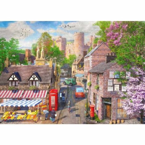 Ravensburger - Puzzle pe alee numarul 5 Castle Lane 1000 piese - poza 3