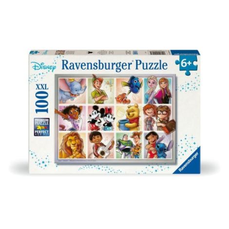 Ravensburger - Puzzle personaje Disney 100 piese XXL - poza 1