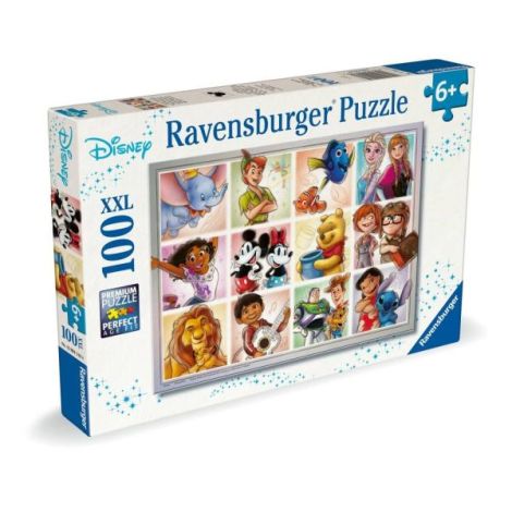 Ravensburger - Puzzle personaje Disney 100 piese XXL - poza 2