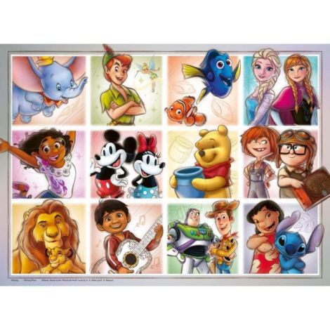 Ravensburger - Puzzle personaje Disney 100 piese XXL - poza 3