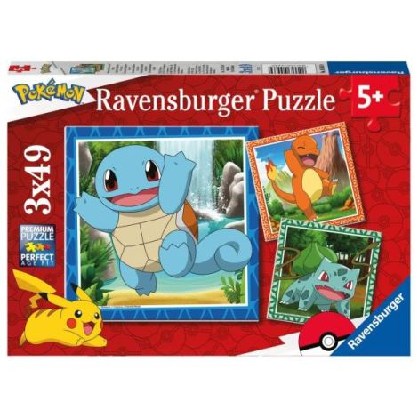 Ravensburger - Puzzle personaje Pokemon 3x49 piese - poza 2