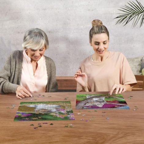Ravensburger - Puzzle pisicute 2x500 piese - poza 5