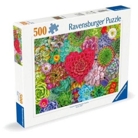 Ravensburger - Puzzle plante suculente 500 piese - poza 2