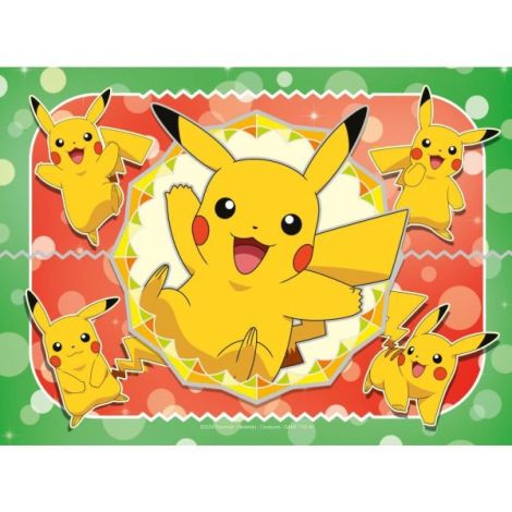 Ravensburger - Puzzle Pokemon 4 buc in cutie 12 16 20 24 piese - poza 2