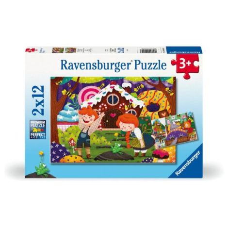 Ravensburger - Puzzle povesti cu zane 2x12 piese - poza 1