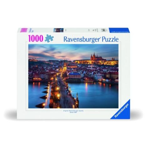Ravensburger - Puzzle Praga noaptea 1000 piese design nou - poza 1