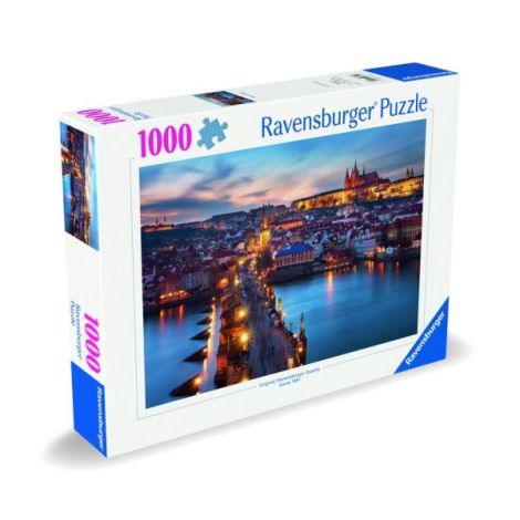 Ravensburger - Puzzle Praga noaptea 1000 piese design nou - poza 2