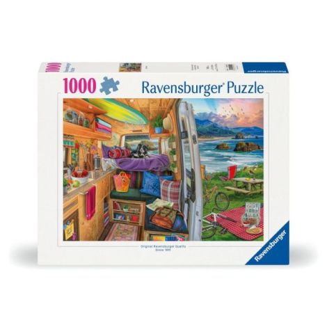 Ravensburger - Puzzle priveliste din rulota 1000 piese design nou - poza 2