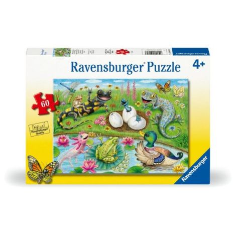 Ravensburger - Puzzle puiuti care ies din oua 60 piese - poza 1