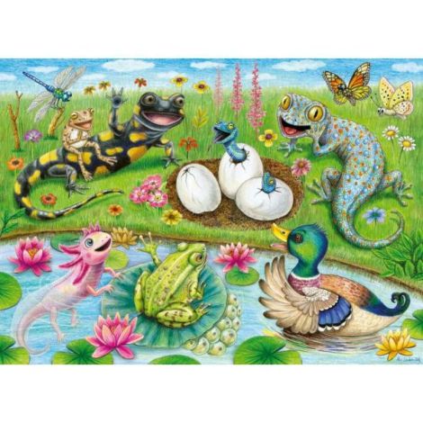 Ravensburger - Puzzle puiuti care ies din oua 60 piese - poza 3