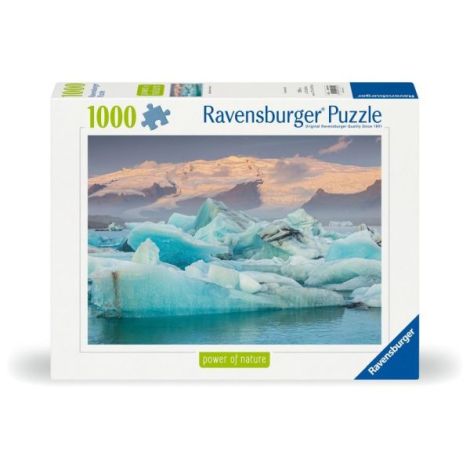 Ravensburger - Puzzle puterea naturii lacul glaciar Jokulsarlon din Islanda 1000 piese - poza 1