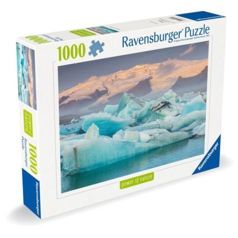Ravensburger - Puzzle puterea naturii lacul glaciar Jokulsarlon din Islanda 1000 piese - poza 2