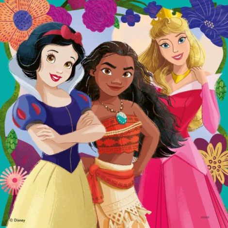 Ravensburger - Puzzle puterea printeselor Disney 3x49 piese - poza 1
