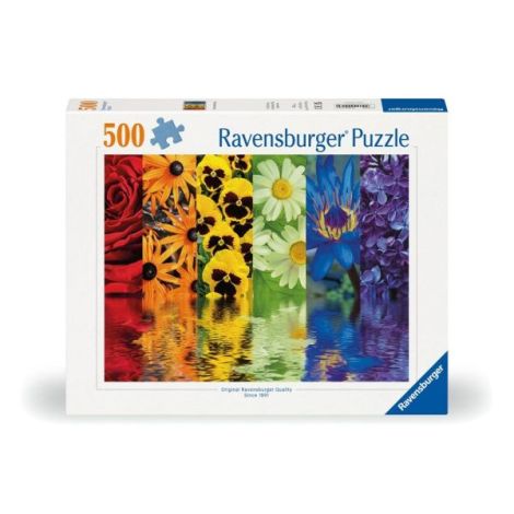 Ravensburger - Puzzle reflexia florilor 500 piese design nou - poza 2