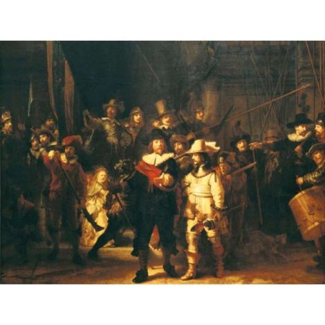 Ravensburger - Puzzle Rembrandt rondul de noapte 1500 piese design nou - poza 2