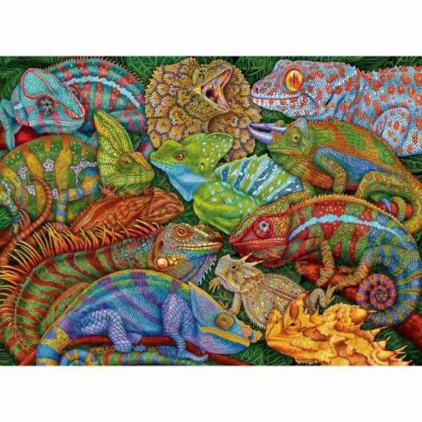 Ravensburger - Puzzle reptile fascinante 300 piese XXL - poza 3
