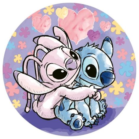 Ravensburger - Puzzle rotund Disney Stitch 500 piese - poza 3