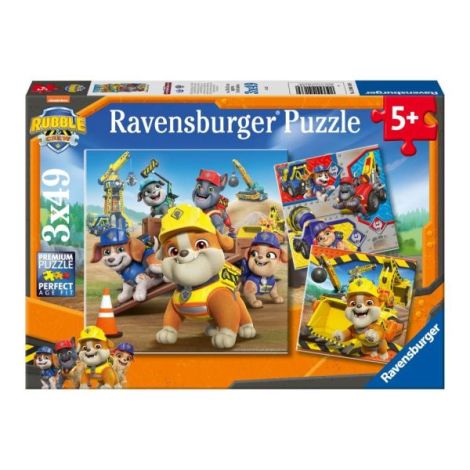 Ravensburger - Puzzle Rubble si echipa lui 3x49 piese - poza 1