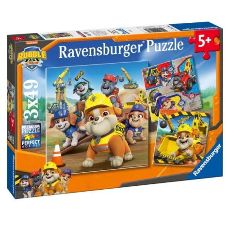 Ravensburger - Puzzle Rubble si echipa lui 3x49 piese - poza 2