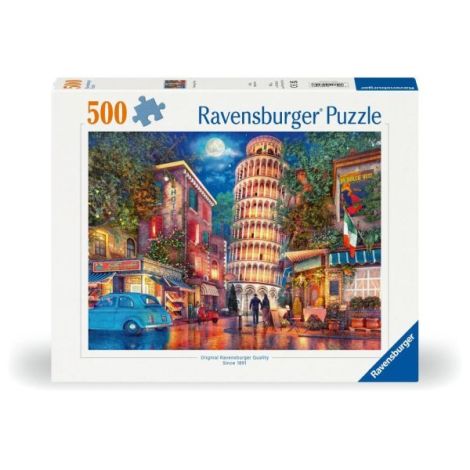 Ravensburger - Puzzle strazile din Pisa 500 piese design nou - poza 2