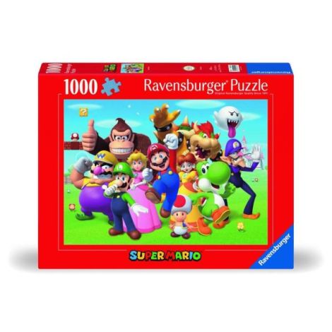 Ravensburger - Puzzle Super Mario 1000 piese design nou - poza 1