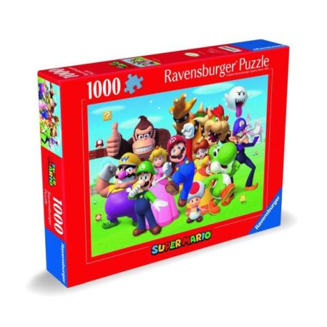 Ravensburger - Puzzle Super Mario 1000 piese design nou - poza 2