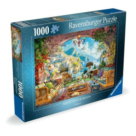 Ravensburger - Puzzle terasa mediteraneana 1000 piese - poza 1