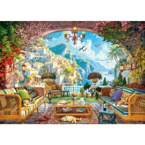 Ravensburger - Puzzle terasa mediteraneana 1000 piese - poza 3