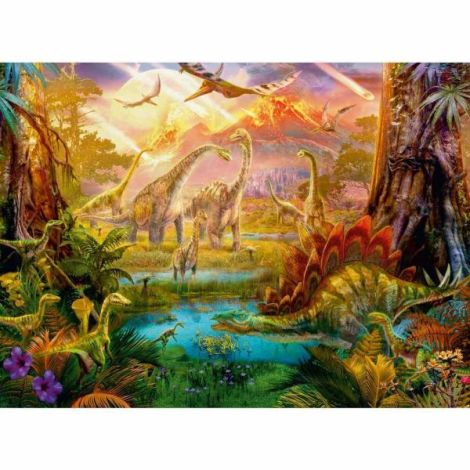 Ravensburger - Puzzle tinutul dinozaurilor 500 piese design nou - poza 3