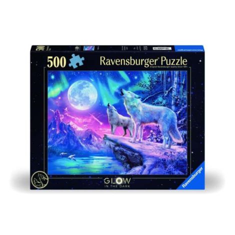 Ravensburger - Puzzle urletul lupilor la amurg 500 piese starline design nou - poza 1