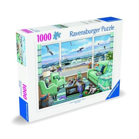 Ravensburger - Puzzle vedere la plaja 1000 piese design nou - poza 2