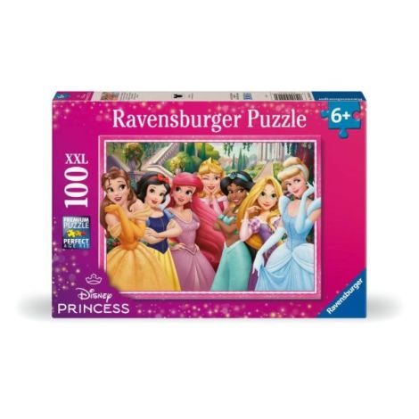 Ravensburger - Puzzle viata de basm a printeselor Disney 100 piese XXL - poza 1