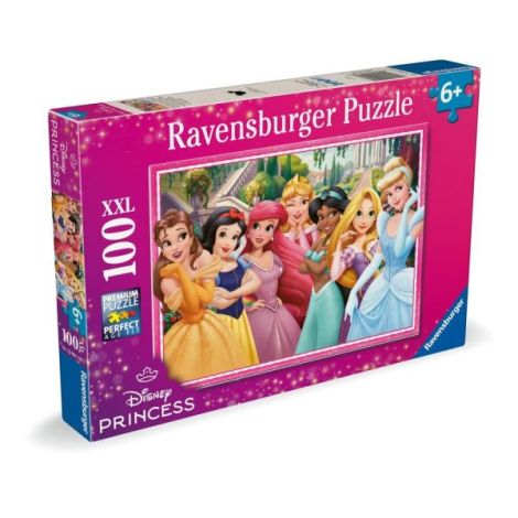 Ravensburger - Puzzle viata de basm a printeselor Disney 100 piese XXL - poza 2