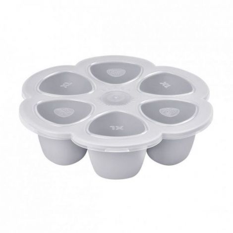 Recipient ermetic silicon multiportii 6x150 ml Beaba Light Mist - poza 1