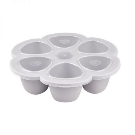 Recipient ermetic silicon multiportii 6x90 ml Beaba Light Mist - poza 1