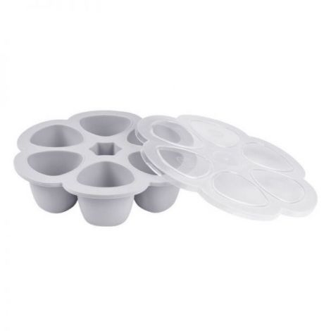 Recipient ermetic silicon multiportii 6x90 ml Beaba Light Mist - poza 2