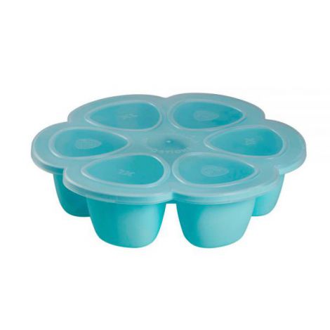 Recipient ermetic silicon multiportii Beaba Blue - poza 1