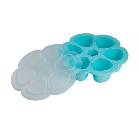 Recipient ermetic silicon multiportii Beaba Blue - poza 3